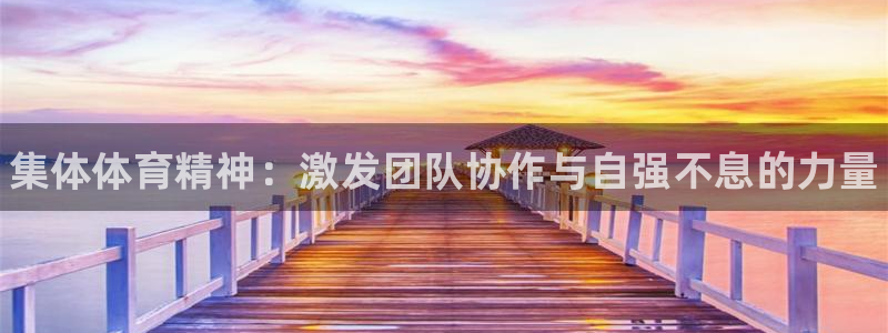 利记官方正版app娱乐平台：集体体育精神：激发团队协作与自强
