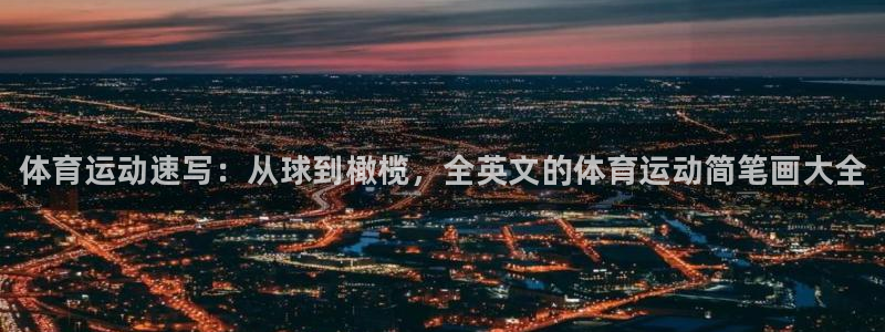 利记官方正版app官网：体育运动速写：从球到橄榄，全